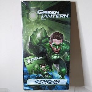 Green Lantern DC Comics 34 Valentines with Poster